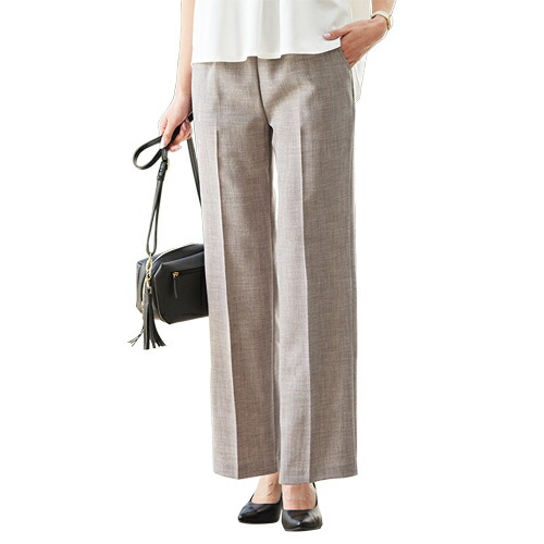 楽天市場】コットンサテンパンツ レディース シニア 夏にぴったり綿