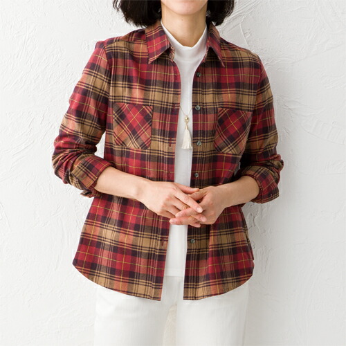 ブラウス 日本製 ポケット付チェックブラウス レッド トップス シャツ ブラウス 赤 赤茶色 ブラウン レディース 婦人服 ミセス シニア 女性 格子柄 カジュアルシャツ シニアファッション 50代 60代 70代 80代 母の日　fuji　p23155 楽天市場】カジュアルシャツ ブラウス 長袖シャツ レディース 日本製