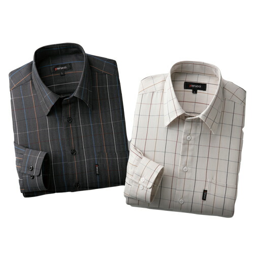 楽天市場】カジュアルシャツ チェック メンズ ピエルッチ ウール混