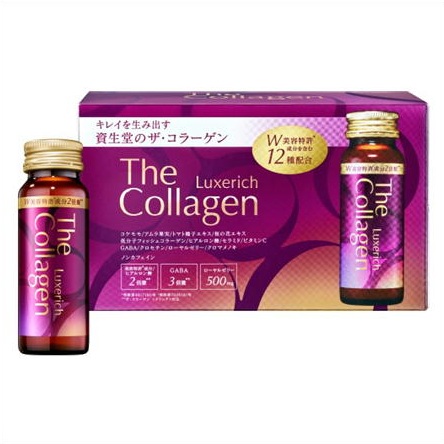貨物輸送無料 ▲［3個書き割り］ザ・コラーゲン リュクスリッチ＜ドリンク＞ 50mL×10本×3個 ●またの日送りとどける「」客体商いもの（休業日を除く）●