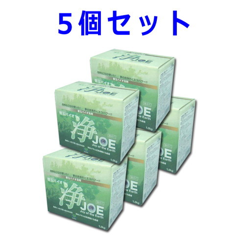 【楽天市場】善玉バイオ洗剤浄（JOE） （1.3kg×5箱セット）【ツーエム化成】レビューで300円還元：健康マイスター