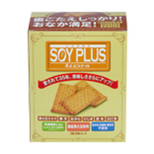 【ジュゲン直送】SOY PLUS 寿元ビスケット 3枚（約40g）&times;6袋入&times;30箱 セット ※代引き・キャンセル・同梱不可｜健康マイスター
