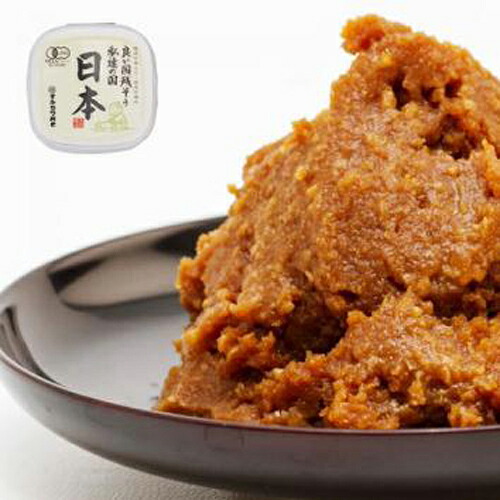有機みそ日本（600g×6個セット） マルカワみそ【マルカワみその思いがこもった国産辛口みそ】※キャンセル不可