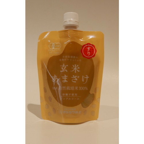 自然栽培の玄米甘酒(すりタイプ)200g×24個セット マルカワみそ※キャンセル不可