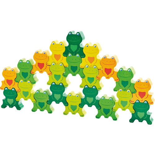 かえるつむつむ・25 （WF158791） 【ハバ/HABA】【2歳から】※取り止める不可 知育玩具・学習玩具-おもちゃ