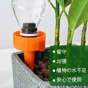 最大58 Offクーポン 自動水やり 6pcs プラスチック 自動水やり器 観葉植物 園芸用品 プランター 水やり 留守 自動給水キャップ ペットボトル対応 繰り返し使用 ガーデニング用品 Sferavisia Hr