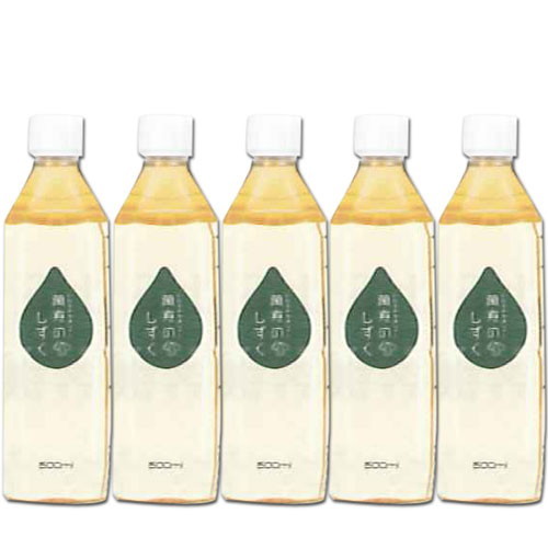 萬寿のしずく 500ml×5本セット＋お楽しみサンプル10袋付