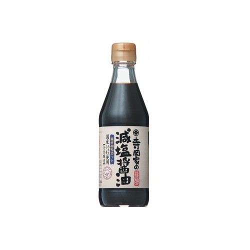 寺岡家の減塩醤油 300ml×12本セット 【寺岡有機醸造】 ※送料無料（一部地域を除く）