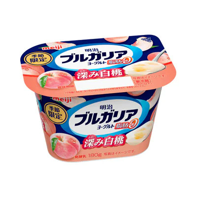 明治 ブルガリアヨーグルト脂肪0 深み白桃 180g 12個 ヨーグルト | lunatici.it