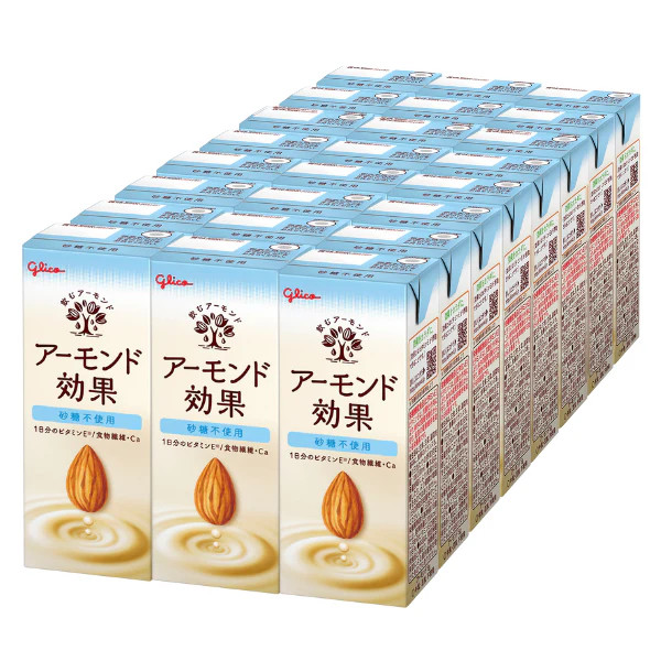 楽天市場】江崎グリコ アーモンド効果 砂糖不使用 200ml 24本 送料無料