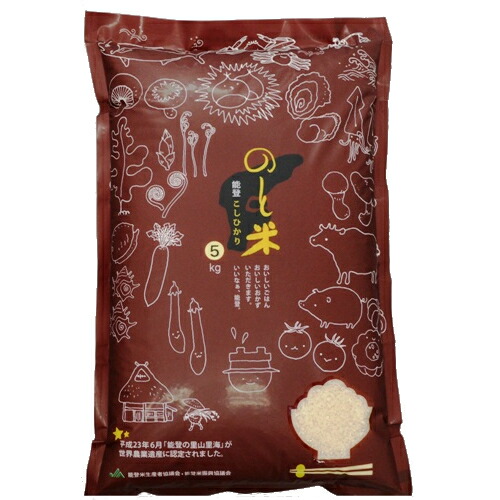 JA能登わかば 石川県能登産 のと米能登こしひかり(5kg×2袋) 令和7年産