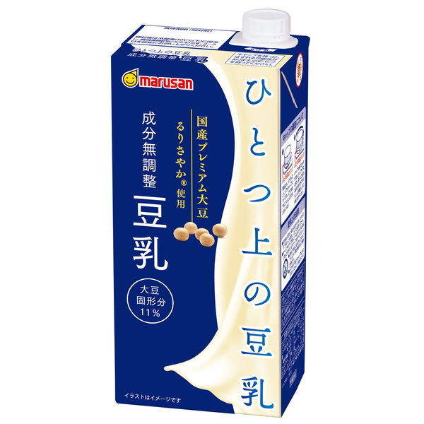 【楽天市場】マルサンアイ ひとつ上の豆乳 成分無調整豆乳 1000ml 