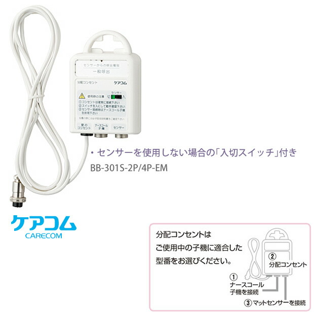 超歓迎 楽天市場 介護雑貨 生活支援用品 分配コンセント ケアコム Bb 301s 2p 4p Em ケンクル 国内配送 Www Kioskogaleria Com