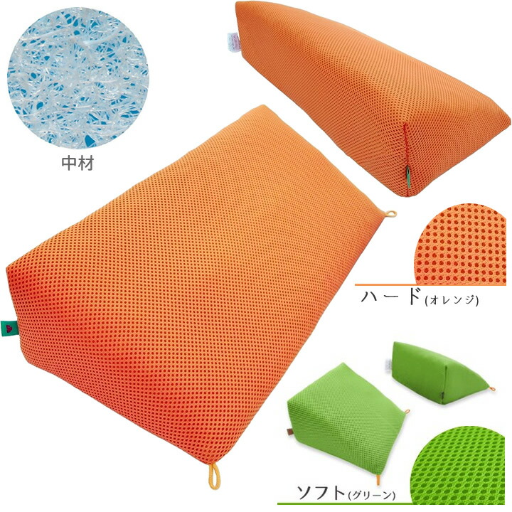 介護用クッション 楽パット三角 標準サイズ 2個セット ポジショニングクッション ハード／ソフト 洗える ハッピーおがわ 9150 9148