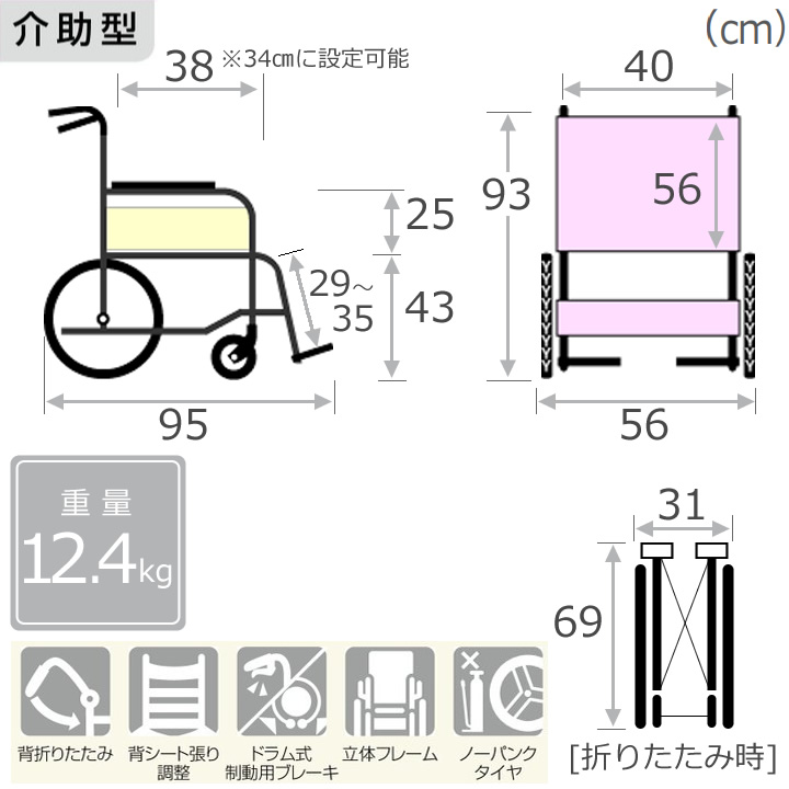 トップ 車椅子 グレイスコア スタンダードタイプ 標準モデル 介助式 車いす fucoa.cl