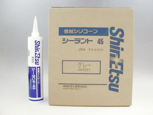 コーキング剤 シーリング剤 シリコーン系 トスシール381 ライトグレイ5箱-