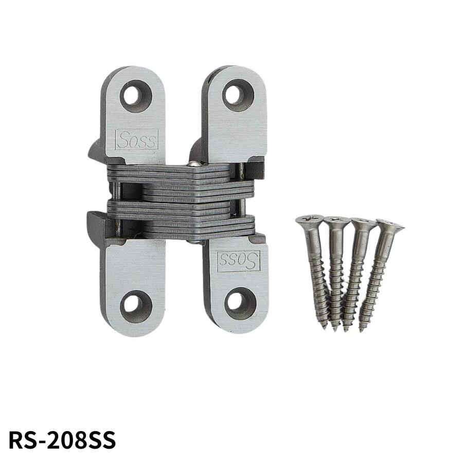 スガツネ工業(LAMP) RS-208SS ルーター用隠し丁番 RS型 ランプ印 建築金物 家具金物 蝶番 ヒンジ 扉 建具 金具 交換 部品 パーツ 木製扉 金属製扉 小型軽量扉 中量扉 ドア シンプル|建築金物おまかせ店