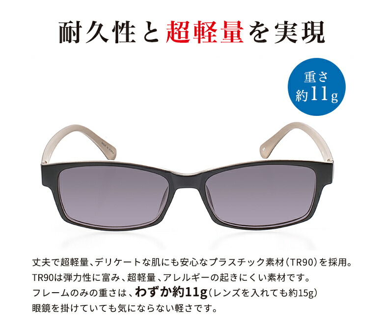 老眼鏡 おしゃれ サングラス プレゼント ウェリントン フレーム 老眼鏡 遠近両用レンズ Uvカット99 以上 男性用 女性用 おしゃれ リーディンググラス シニアグラス マルチビジョングレー 遠近両用メガネ 還暦祝い プレゼント ギフト 機能性とデザインアイテムのkenny