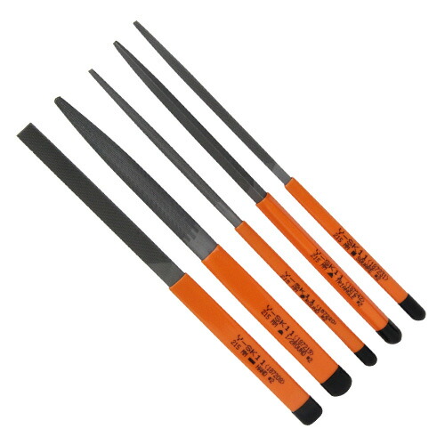 藤原産業 鉄工用ヤスリY-SK11 細工用ヤスリセット 5本組 NO.2 大工道具 作業用品 研削 研磨 工芸