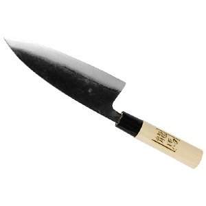 【龍馬】[１６５ＭＭ] (4977292701174) 黒打出刃庖丁　黒打 刃物 現場作業 工事現場 軽作業 DIY 建設 建築 土木 プロ仕様 業務用 高耐久 携帯便利 おすすめ 便利グッズ 包丁 調理用 家庭用 DIY キャンプ アウトドア 携帯便利 切れ味 料理用包丁 耐磨耗性 魚3枚おろし・骨切り