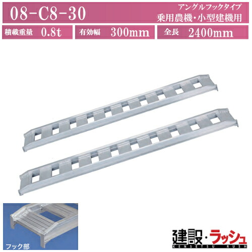 アルミラダー14.5kg アルミレール アルミブリッジ 超耐加重2000kg アルミ製 錆びに強い 段差解消 アルミラダー ラダーレール 1本 耐荷重2T アルミスロープ