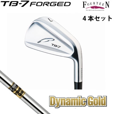 送料無料・名入れ彫刻 フォーティーン tbー7 純正シャフト＋1 6本