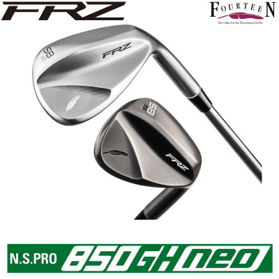 フォーティーン ゴルフ FRZウェッジ カスタムウェッジ FOURTEEN N.S.PRO 850GH NEO スチールシャフト 軟鉄鍛造 WEDGE スピン 軟鉄ウェッジ フォージドウェッジ 激スピン 多彩なアプローチ フェースの開閉 ボールを自在にコントロール MT28 【日本正規品】|ケンズゴルフ