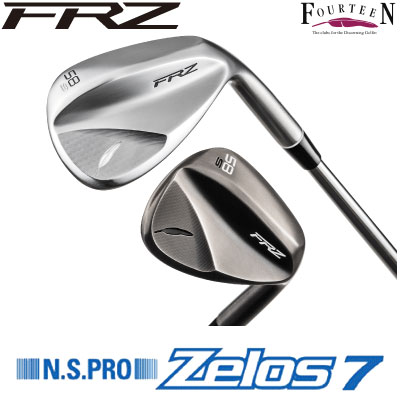 フォーティーン ゴルフ FRZウェッジ カスタムウェッジ FOURTEEN NS PRO Zelos 7 ゼロス7 スチール 軟鉄鍛造 WEDGE スピン 軟鉄ウェッジ フォージドウェッジ 激スピン 多彩なアプローチ フェースの開閉 ボールを自在にコントロール MT28 【日本正規品】｜ケンズゴルフ
