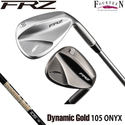 フォーティーン ゴルフ FRZウェッジ カスタムウェッジ FOURTEEN 105 オニキス ブラック スチール 軟鉄鍛造 WEDGE スピン 軟鉄ウェッジ フォージドウェッジ 激スピン 多彩なアプローチ フェースの開閉 MT28 【日本正規品】|ケンズゴルフ