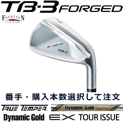 TB3 フォーティーン カスタム アイアン FOURTEEN TB3 FORGED フォージド 右用 購入本数選択可能 6本セット 5本セット 4本セット 3本セット 2本セット 単品 ダイナミックゴールド Dynamic Gold EX TOUR ISSUE アスリート アベレージ ゴルフ TB3 【日本正規品】右用