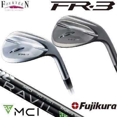 フォーティーン ゴルフ FR3ウェッジ カスタムウェッジ FOURTEEN FOURTEEN FUJIKURA MCIシャフト TRAVIL シャフト MCIWEDGE カーボン フジクラ エムシーアイ トラビルシャフト エムシーアイウェッジ WEDGE フォージドウェッジ キャニオンソール 【日本正規品】