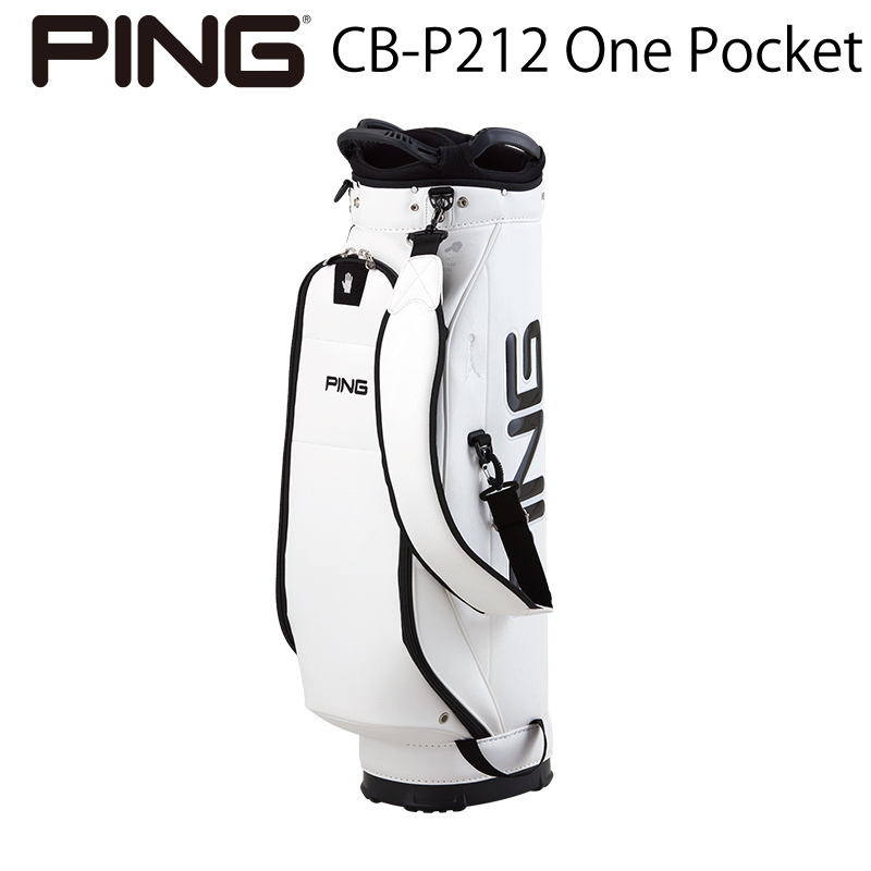 ピンPING キャディバッグ CB-P212 ONE POCKET トリコロール-