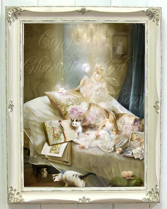 楽天市場】天使 妖精 絵画 ムーンライズ （月の出） フェアリーフォト