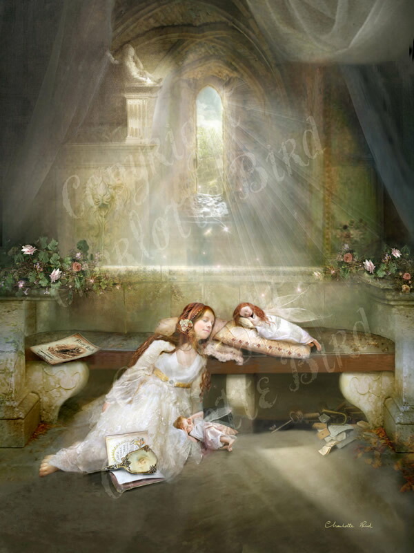 アンティーク妖精の絵画（ファンタジー）　ピエロ　つまみ絵　額付き41×38×5 楽天市場】天使 妖精 絵画 ヘイ，ディドル ディドル （金魚鉢の