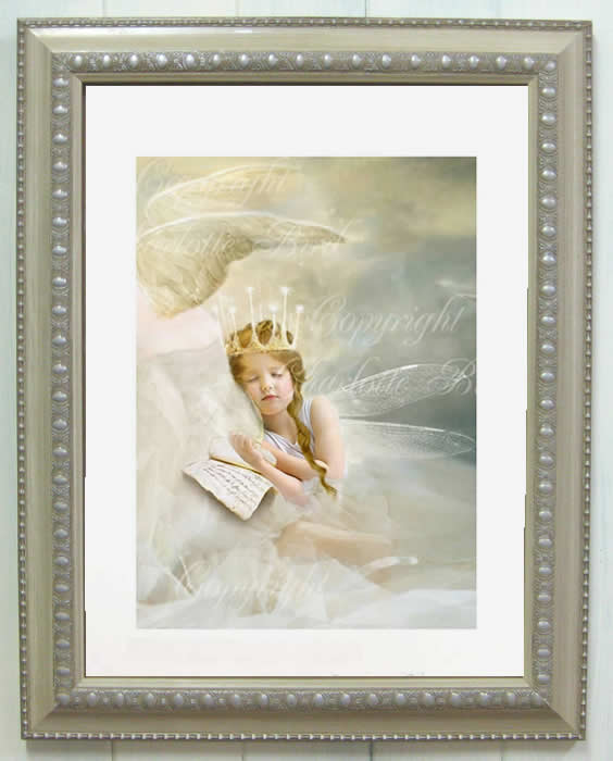 妖精　フォトグラフ　額付き 楽天市場】天使 妖精 絵画 サマーフェアリー ヴィンテージ