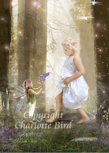 楽天市場】天使 妖精 絵画 ア スプリング ギャザリング （春の