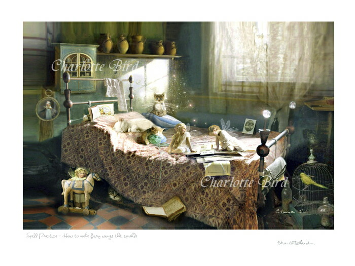 楽天市場】 冬の森の伝説妖精 天使 絵画 インテリア 妖精写真家