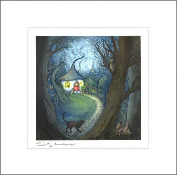 楽天市場】“木の上の家”【ムーンゲイザー】 ウォーターカーラーアート