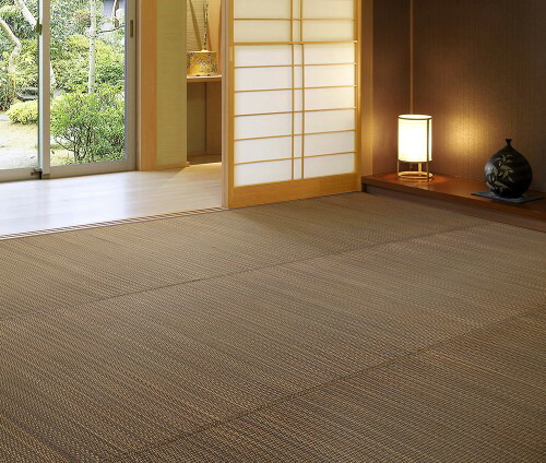 萩原 い草 引っ敷き 引っ敷き 南寄り (裏貼り) 日本の首都間1 赤銅色   【北海道・沖縄・離島 貨物輸送別】