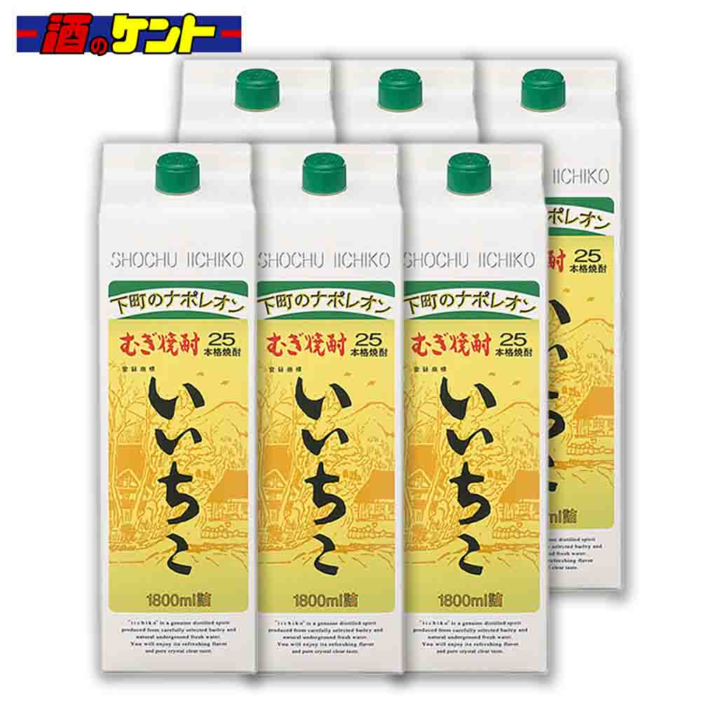 三和酒類 いいちこ25度 パック 1.8L 1800ml 1ケース6本入 正規店