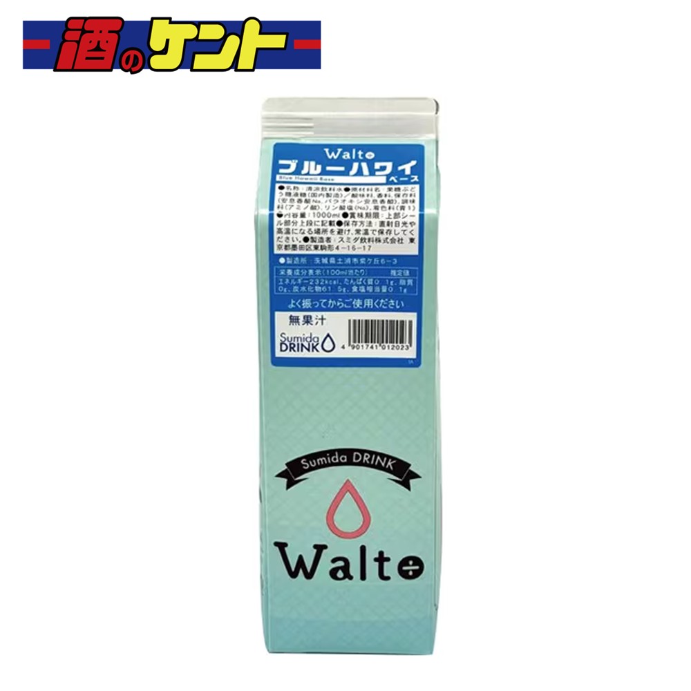 スミダ飲料 ブルーハワイ 1L パック