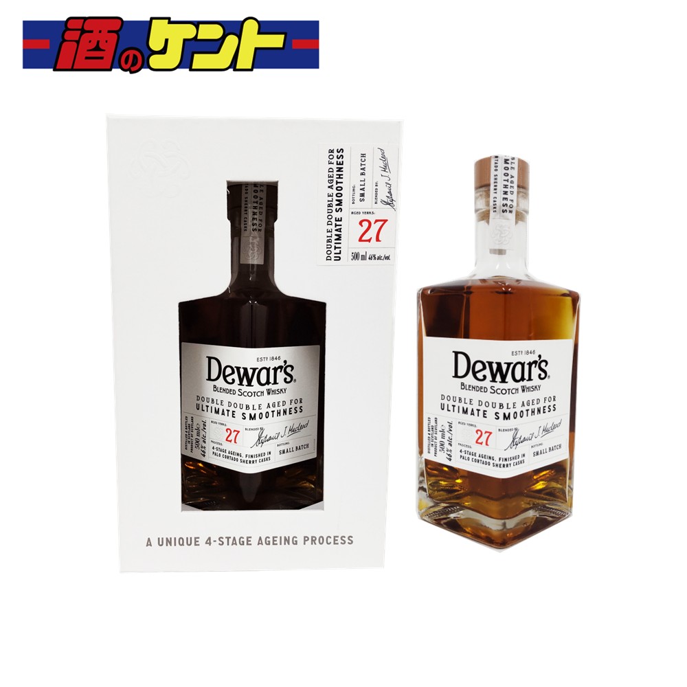 楽天市場】デュワーズ ダブルダブル 46% 27年 500ml 箱入 楽天市場】デュワーズ ダブルダブル 46% 27年 500ml 箱入