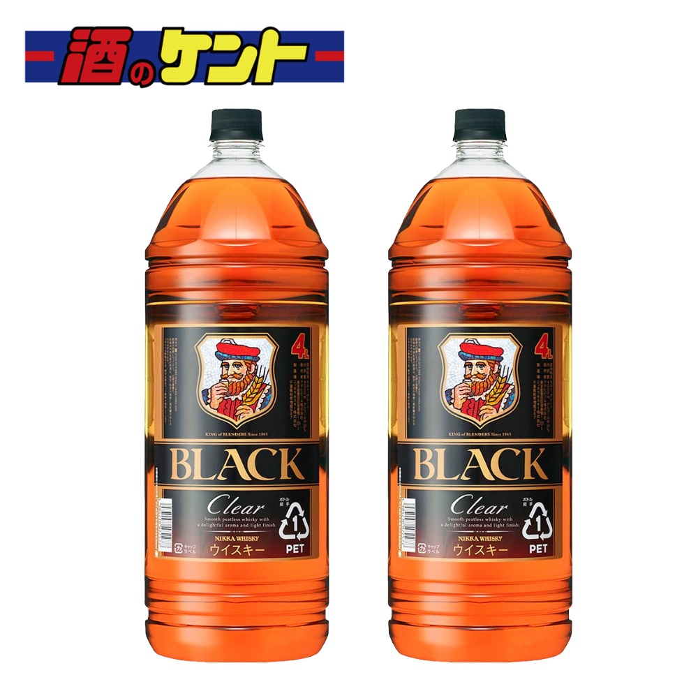 楽天市場】ニッカウイスキー ブラックニッカクリア 37度 4000ml ペット