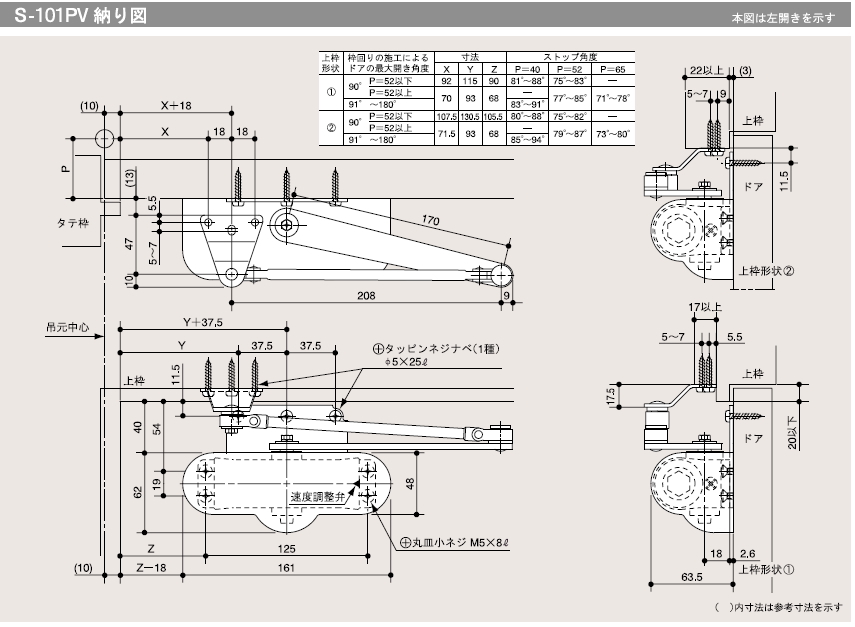 ryobi doorman door closer manual