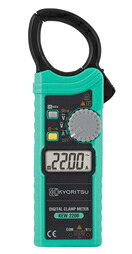 共立明かり ACデジタルクランプメーター KEW2200