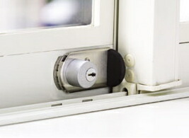 楽天市場 日本ロックサービス サッシ窓用補助錠 ファスナーロック Fn469 鍵付 シルバー 10個セット ケンチクボーイ