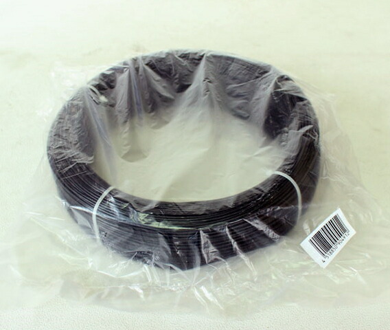 SC　バインド線（黒色）　#20（呼径0.9/外径1.35φ×内径0.9φ）×300ｍ巻【1箱/5巻入】 の商品写真