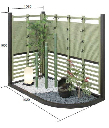 楽天市場 タカショーエクステリア 坪庭セット 竹雫 代金引換便はご利用できません 個人宅配送の場合は都度送料お見積りとなります ケンチクボーイ