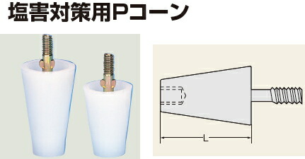 楽天市場】コンドーテック 塩害対策Pコン（土木用/L70mm） 1/2 【1