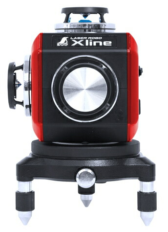 シンワ測定　レーザー墨出し器　レーザーロボXline レッド　フルライン・地墨クロス　71607【受光器・三脚は別売】